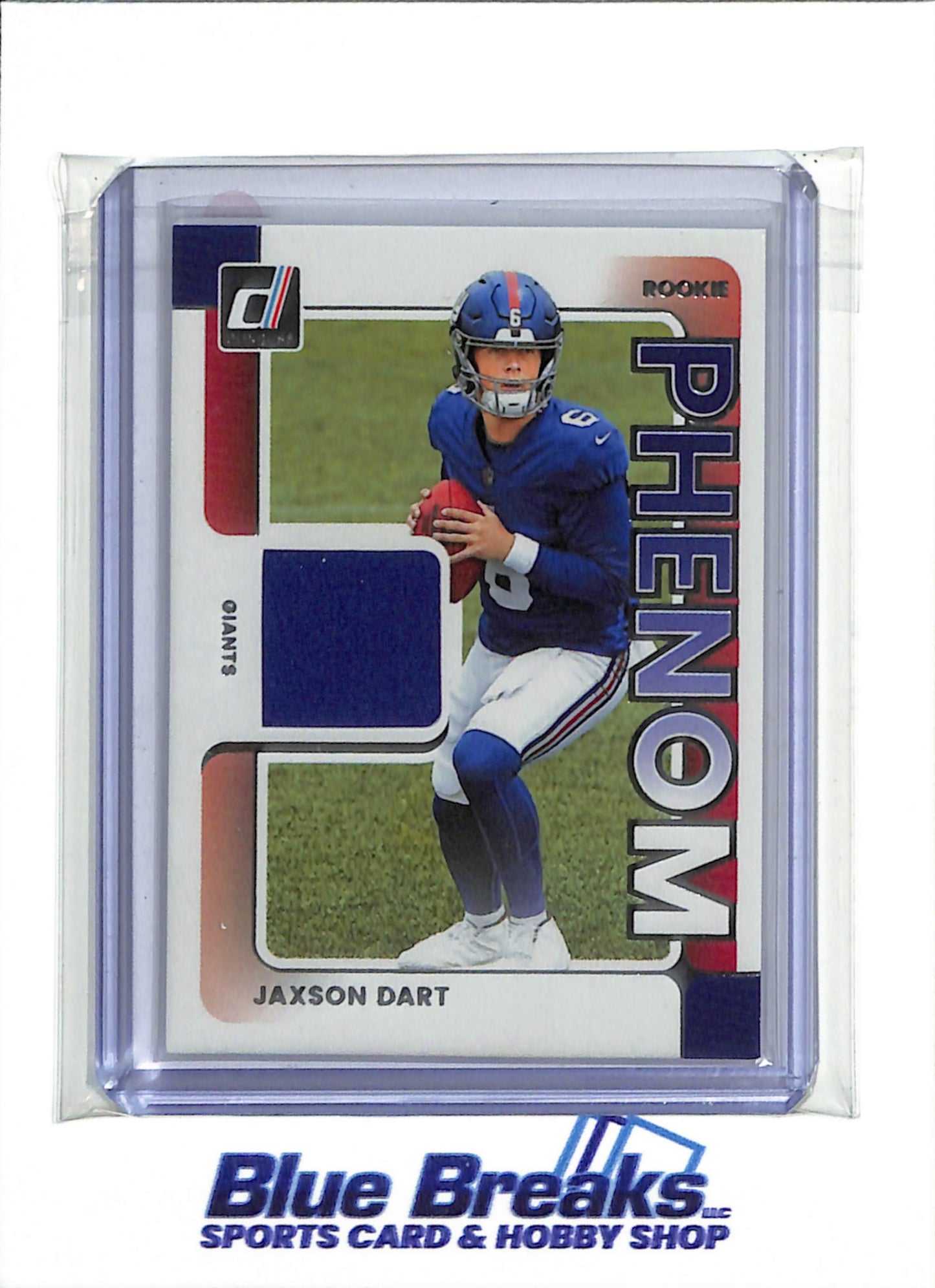 2025 Panini Donruss - Rookie Phenom - Jaxson Dart - #RPJ-JDT - Football - Giants