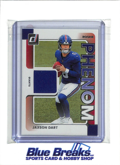 2025 Panini Donruss - Rookie Phenom - Jaxson Dart - #RPJ-JDT - Football - Giants