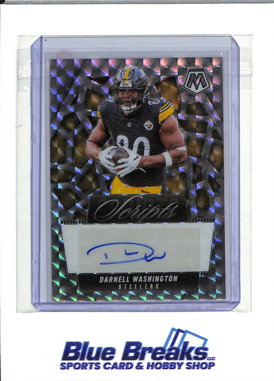 2025 Panini Mosaic - Scripts - Geometric - Darnell Washington - #SCR-DWN - Football - Steelers - drop