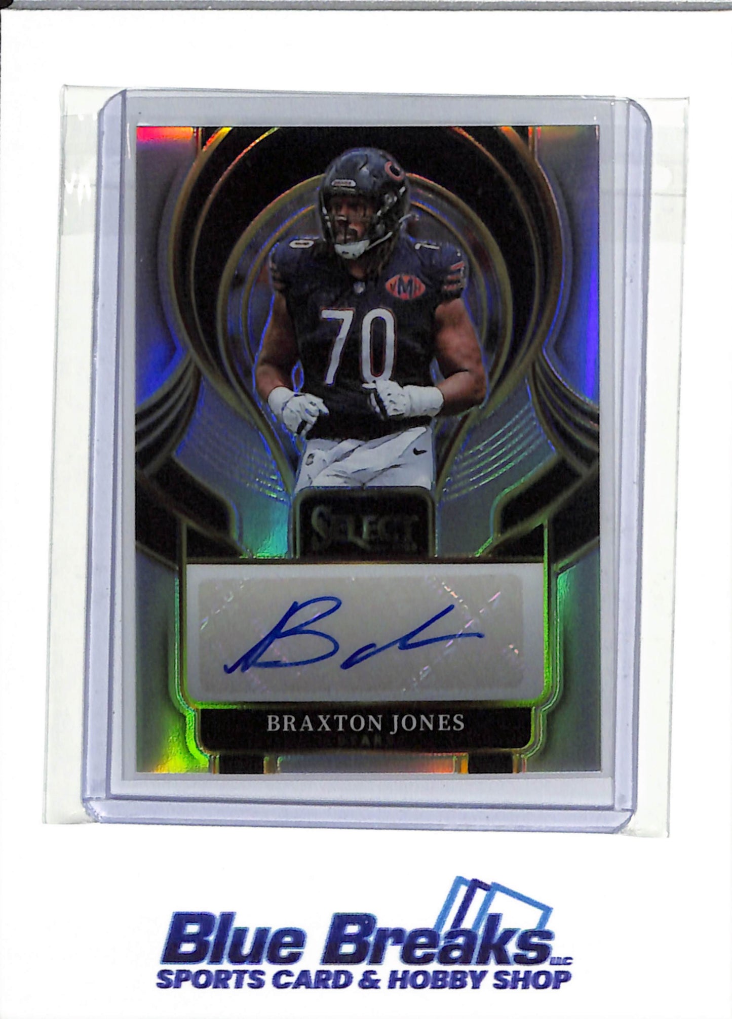 2025 Panini - Select - Braxton Jones - auto - #SIP-BJS - Football - Bears