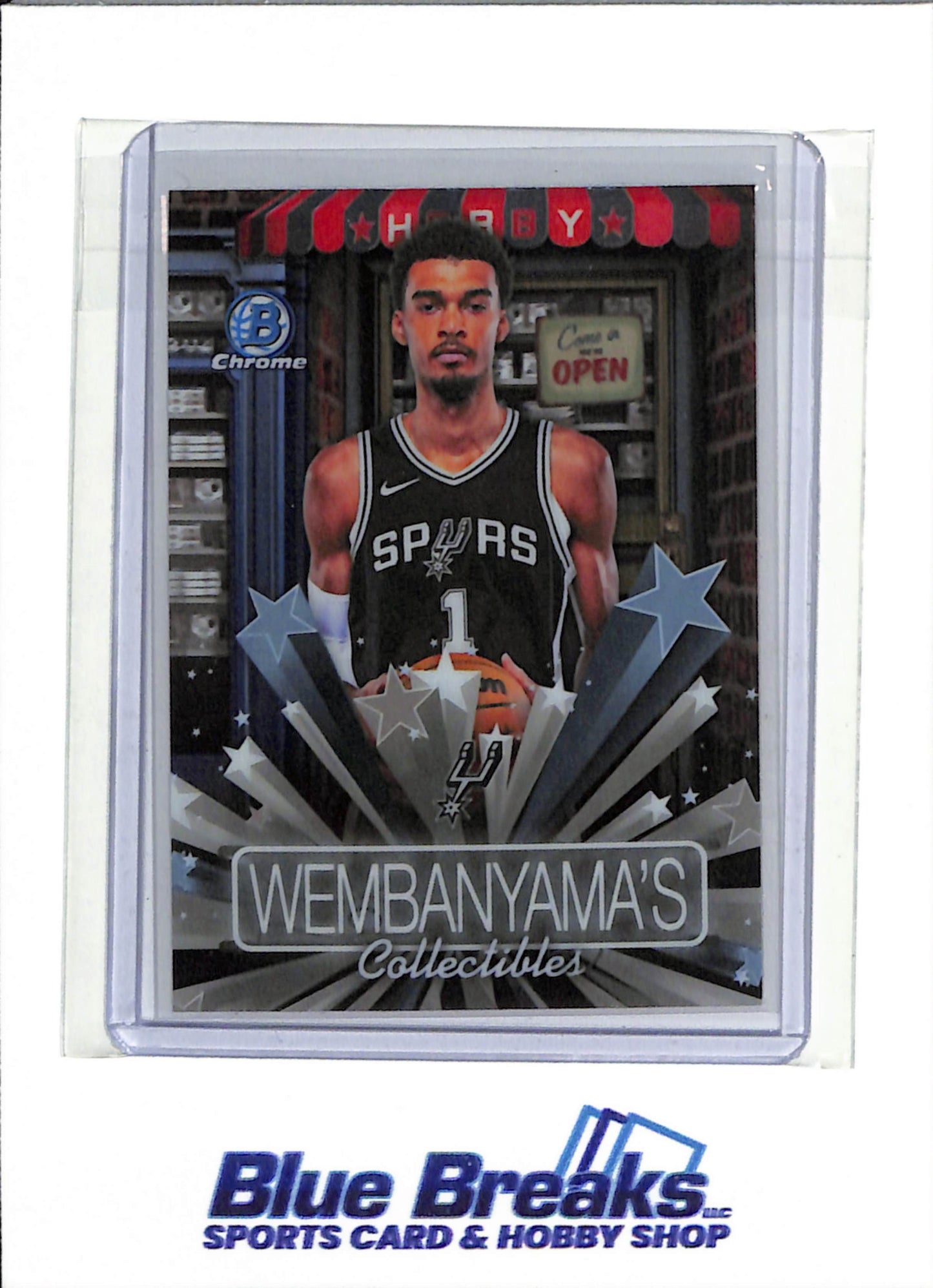 2025 Topps - Hobby Stars - Victor Wembanyama - #HS-15 - Basketball - Spurs - drop
