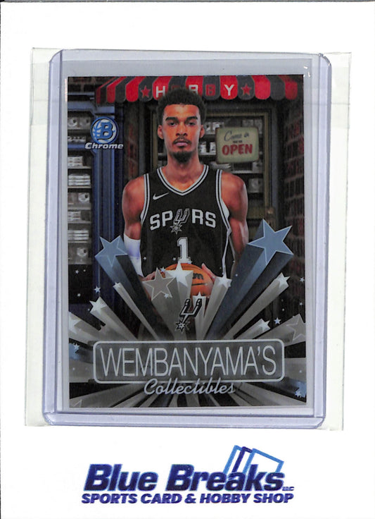 2025 Topps - Hobby Stars - Victor Wembanyama - #HS-15 - Basketball - Spurs - drop