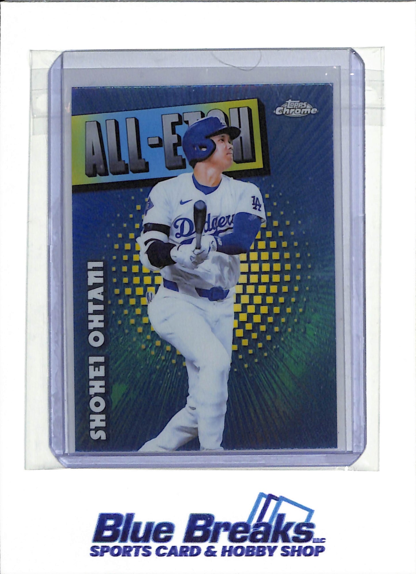 2025 Topps Chrome - All Etch Blue - Shohei Ohtani - #CAE-1 - Baseball - Dodgers - drop