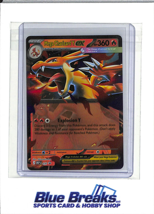 2026 Pokemon - Mega Evolution - Black Star Promo Foil - Mega Charizard Y ex - #030 - drop