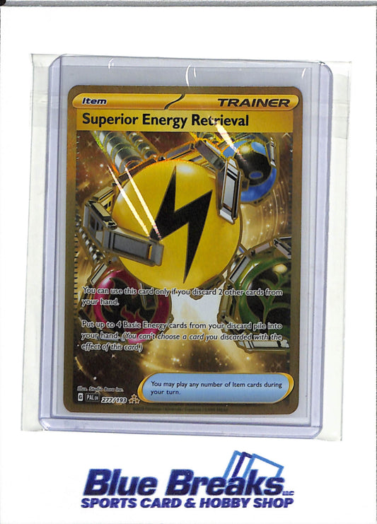 2023 Pokemon - Paldea Evolved - Hyper Rare Foil - Superior Energy Retrieval - #277/193 - drop