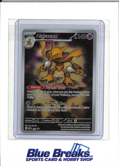 2025 Pokémon - Mega Evolution Elite Trainer - Black Star Promo Holo - Alakazam - #009