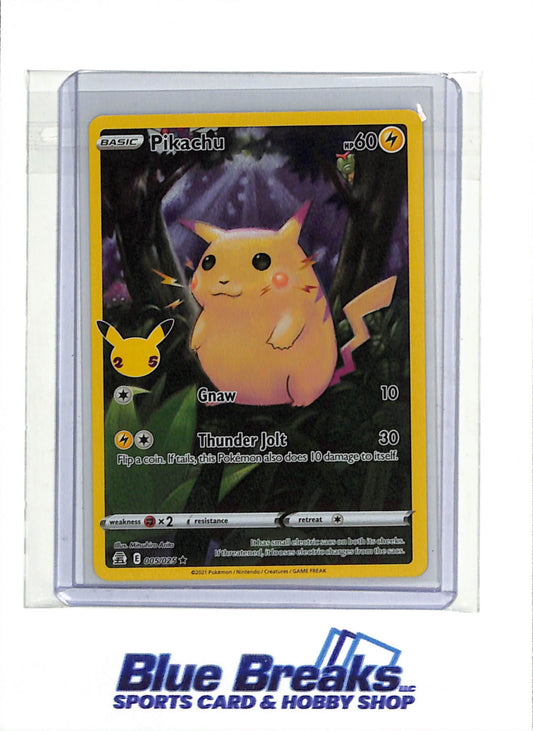 2021 Pokemon - Celebrations - Holo - Pikachu - #005/025 - drop