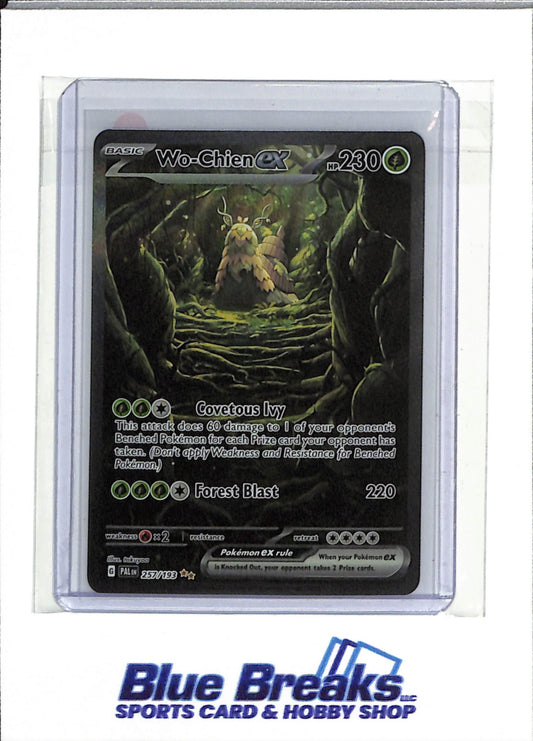 2023 Pokemon - Paldea Evolved - Foil - Wo-Chien ex - #257/193 - drop