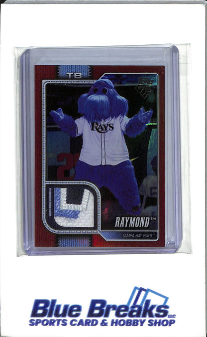 2026 Topps - Series One - Celebration - red - Raymond - relic - 5/5 - #MAS-RAY - baseball - Rays - drop