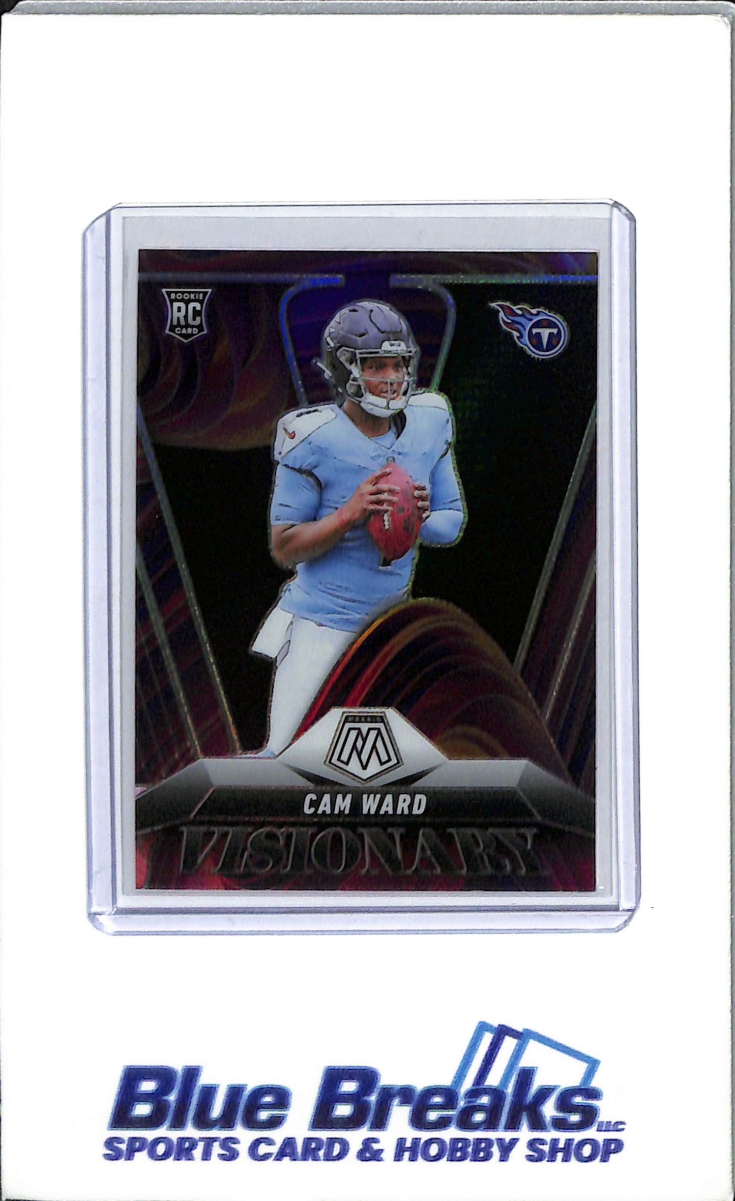 2025 Panini - Mosaic - Visionary - Cam Ward - Rookie - Tennessee Titans - Drop