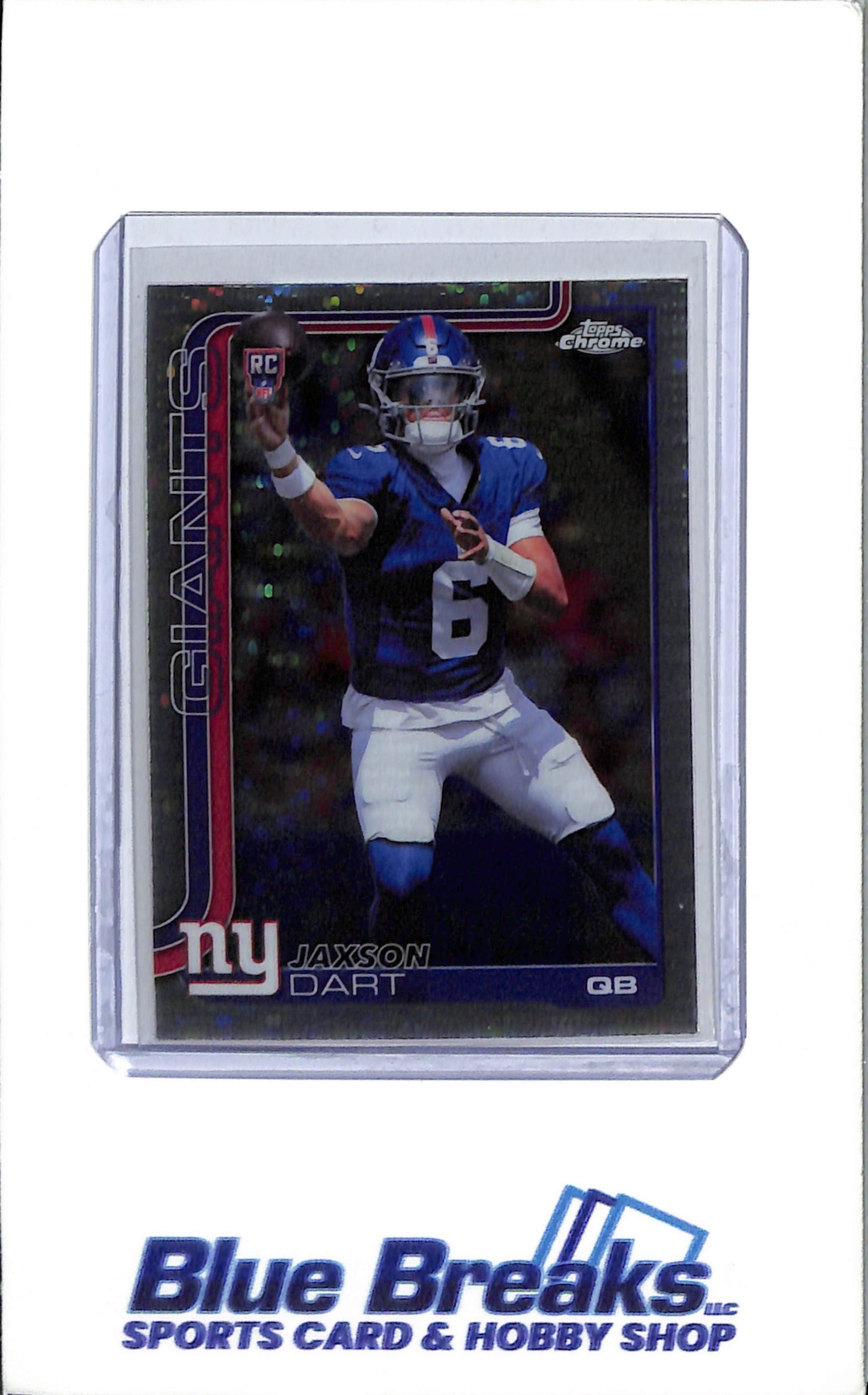 2025 Topps Chrome - Pulsar - Jaxson Dart - Rookie - #306 - New York Giants