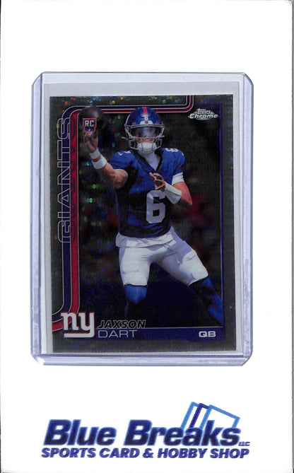 2025 Topps Chrome - Pulsar - Jaxson Dart - Rookie - #306 - New York Giants