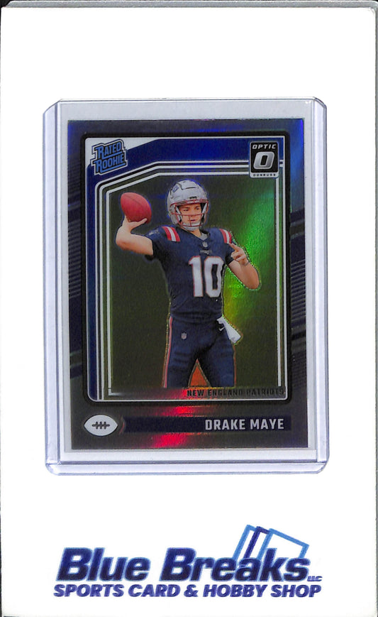 2024 Panini - Donruss Optic - Rated Rookie - Drake Maye - #229 - Football - New England Patriots
