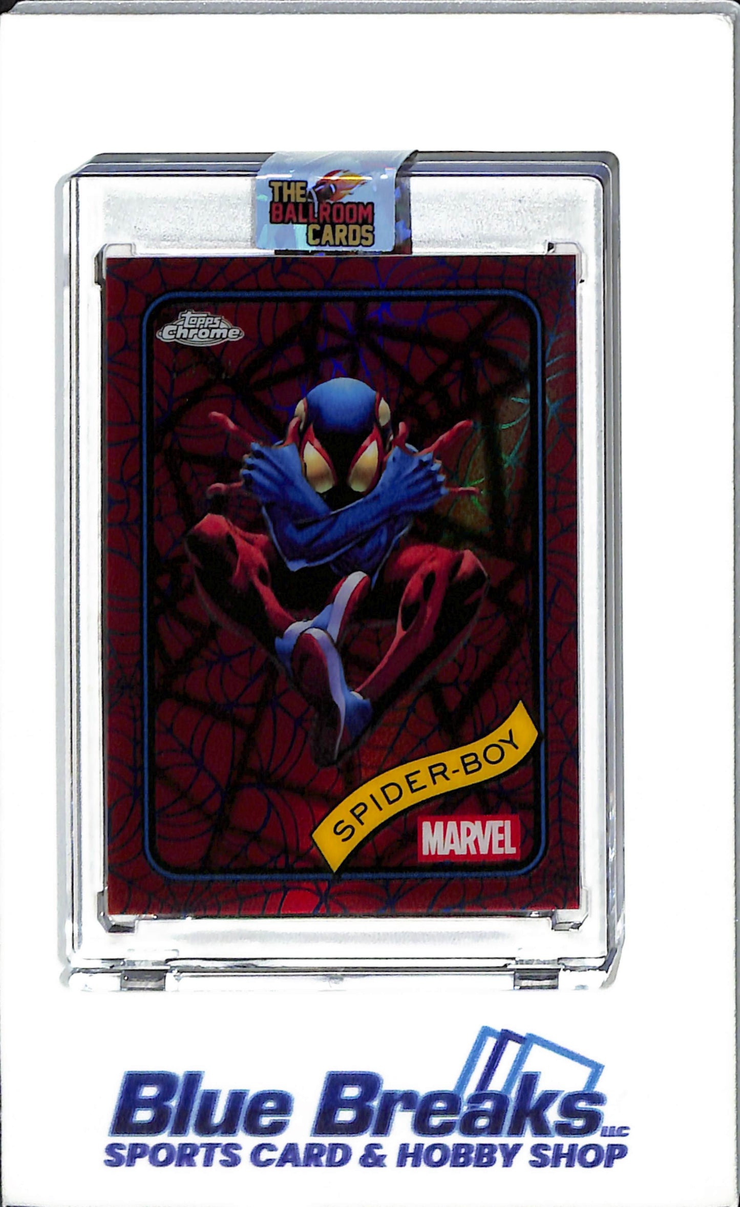 2025 Topps Chrome - Marvel - Blue Red Spider Web Refractor - Spider-Boy - 20/62 - #57  - Spiderman - Marvel - Entertainment