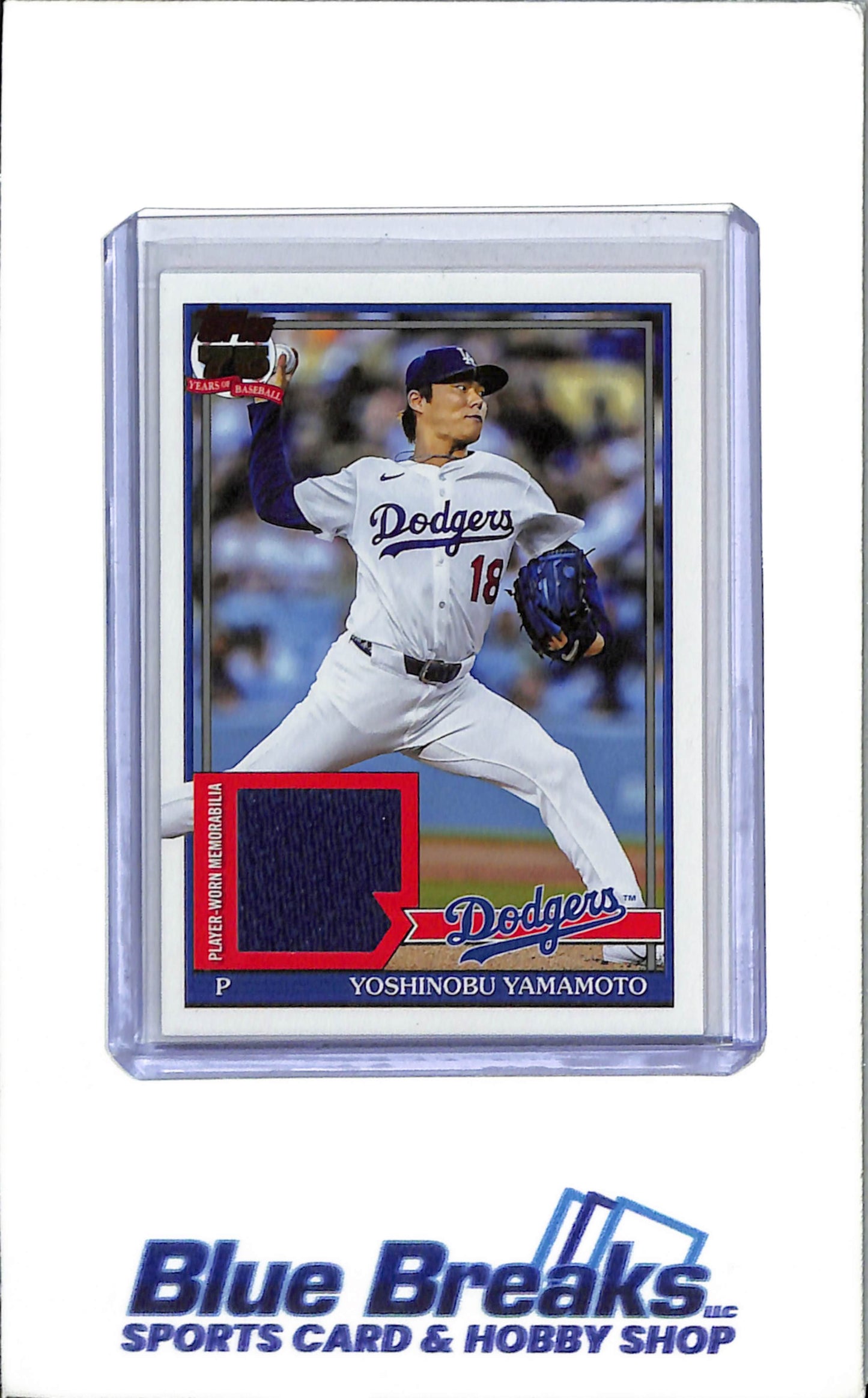 2026 Topps - Series 1 -Yoshinobu Yamamoto - Patch - Baseball - Dodgers