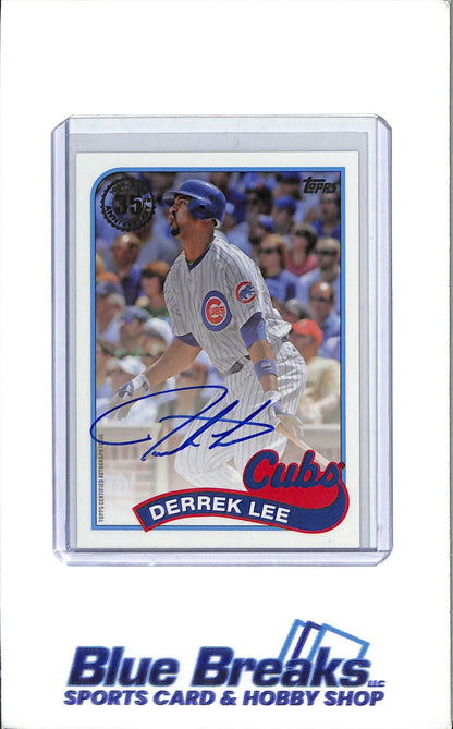 2024 Topps -1989 Topps Autograph - Derrek Lee - #89BA2-BL - Baseball - Chicago Cubs - Drop