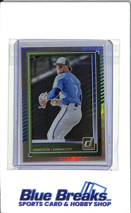 2025 Panini - Donruss On Fire 26-75 - Bobby Witt Jr. #27 - Baseball - Kansas City -Drop