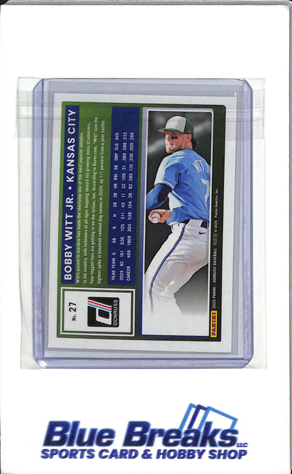 2025 Panini - Donruss On Fire 26-75 - Bobby Witt Jr. #27 - Baseball - Kansas City -Drop