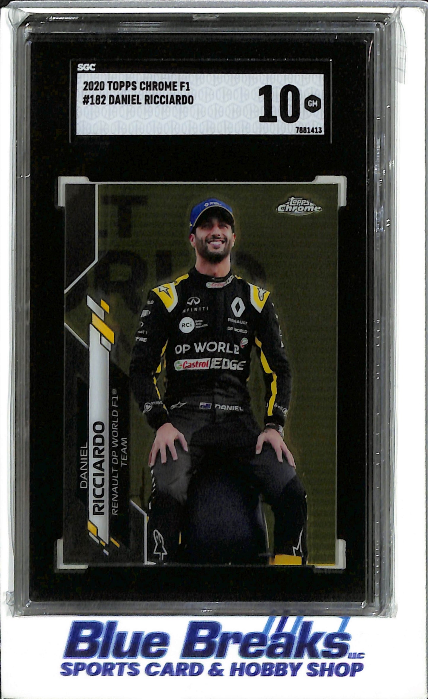2020 Topps Chrome F1 - Daniel Ricciardo - # 182 - F1 - Formula 1 - Racing - SCG 10