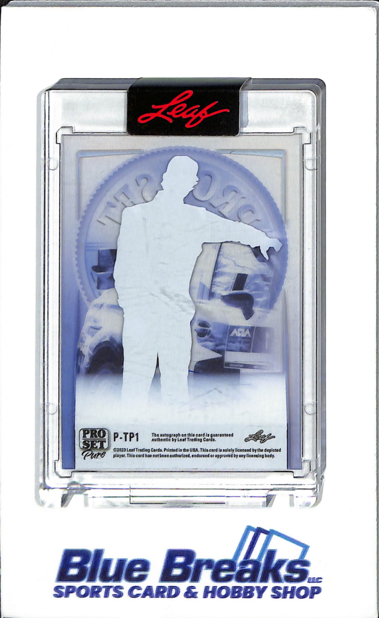 2023 Leaf - Pro Set Pure - Platinum Auto 18-25 - Travis Pastrana - Rasing - Rally - Drop