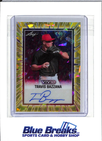 2025 Leaf - Vivid - Travis Bazzana - auto - 1/1 - #BA-TB1 - Baseball - Guardians - drop