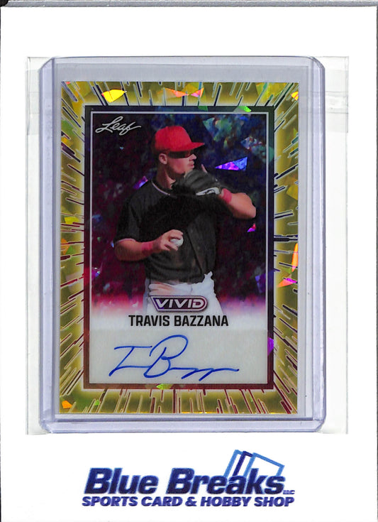 2025 Leaf - Vivid - Travis Bazzana - auto - 1/1 - #BA-TB1 - Baseball - Guardians - drop