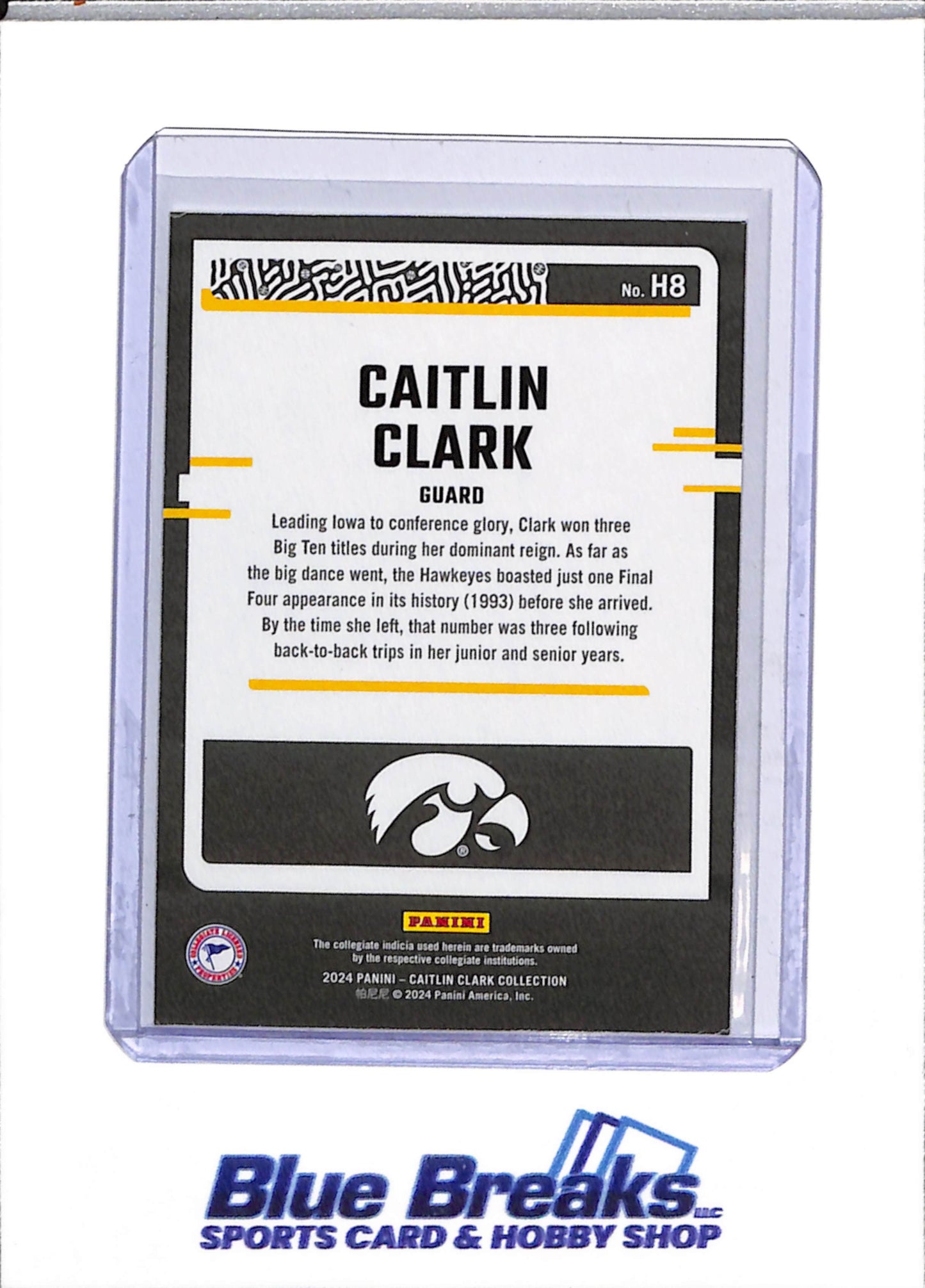 2024 Panini - Donruss - Set of 15 - Caitlin Clark - #H1 -H15 - Basketball - Hawkeyes - drop