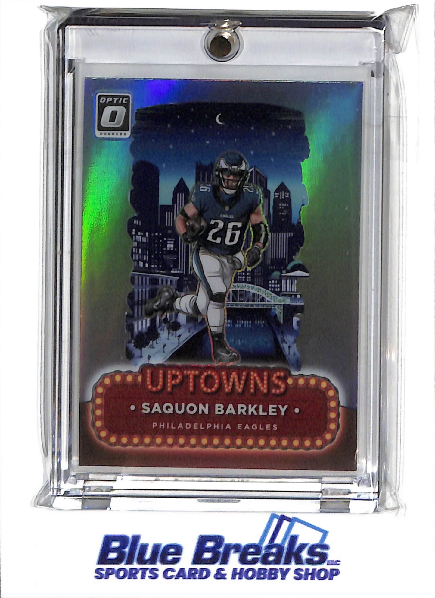 2024 Panini Prizm - Optic Donruss - Uptowns - Saquon Barkley - #17 - Football - Eagles - drop
