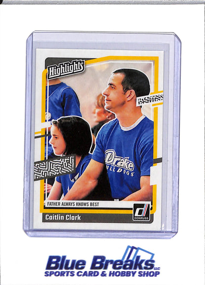 2024 Panini - Donruss - Set of 15 - Caitlin Clark - #H1 -H15 - Basketball - Hawkeyes - drop