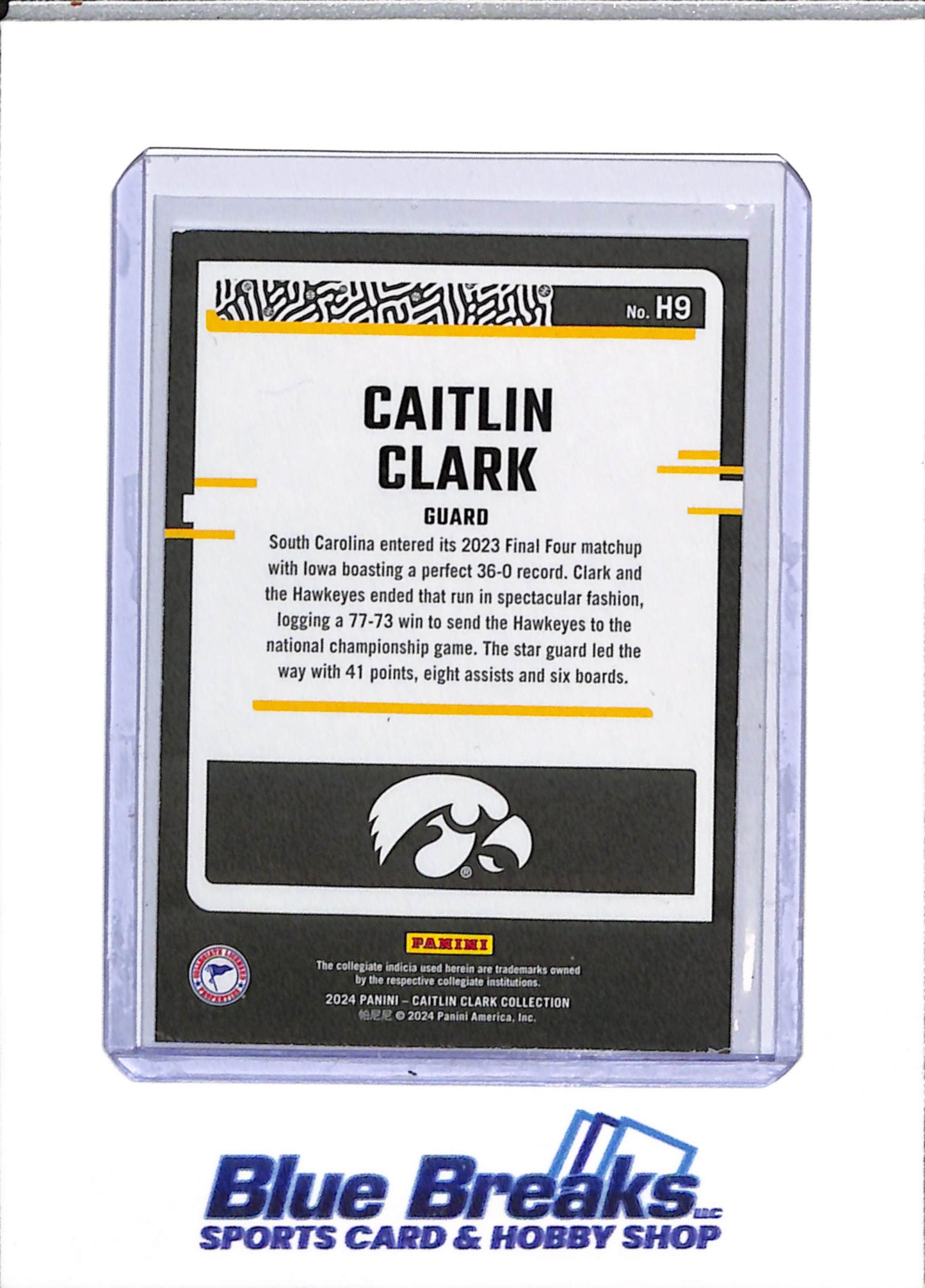 2024 Panini - Donruss - Set of 15 - Caitlin Clark - #H1 -H15 - Basketball - Hawkeyes - drop