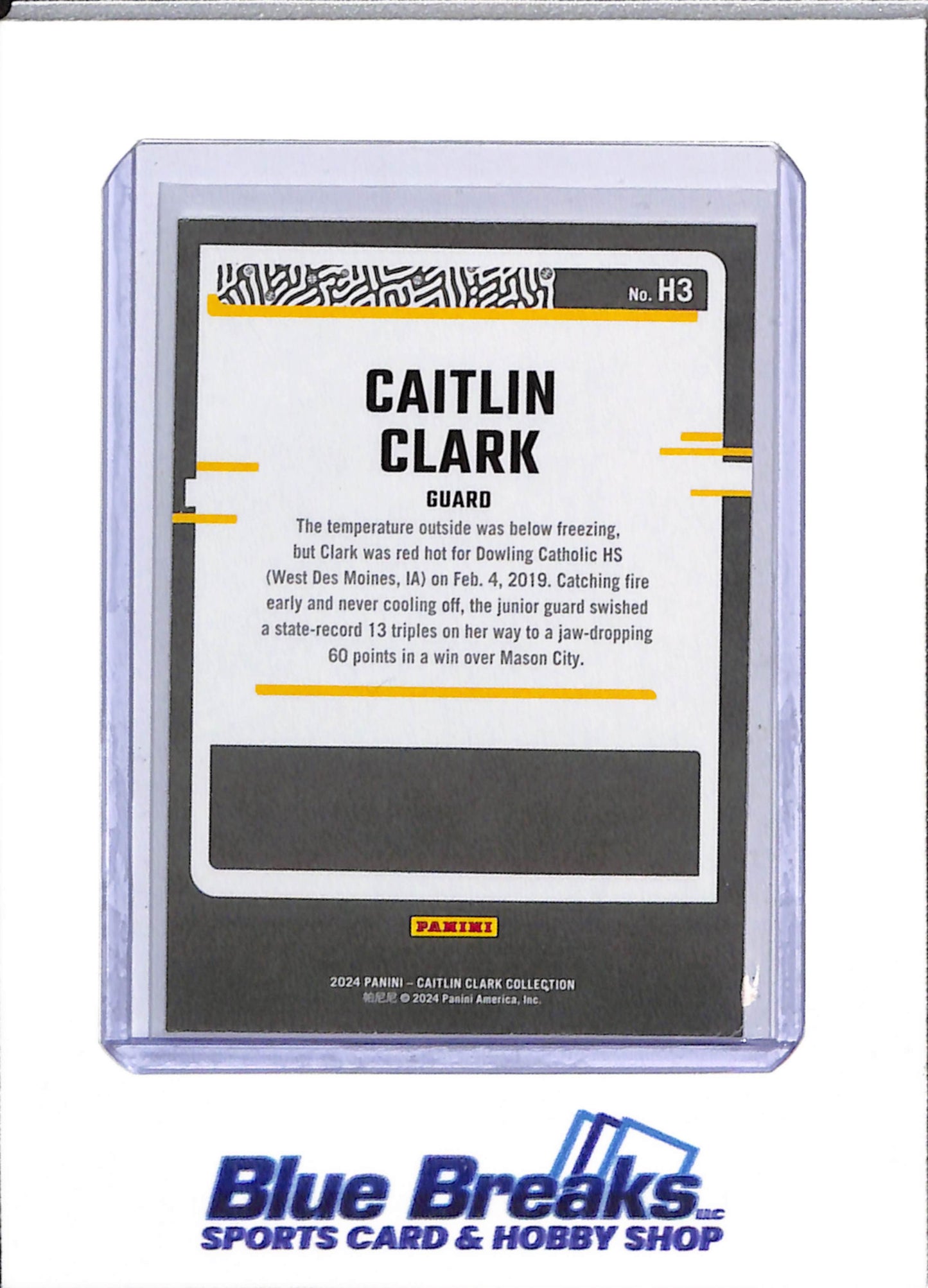 2024 Panini - Donruss - Set of 15 - Caitlin Clark - #H1 -H15 - Basketball - Hawkeyes - drop