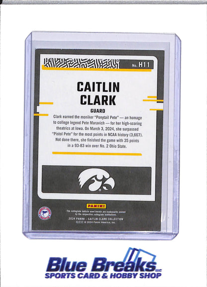 2024 Panini - Donruss - Set of 15 - Caitlin Clark - #H1 -H15 - Basketball - Hawkeyes - drop