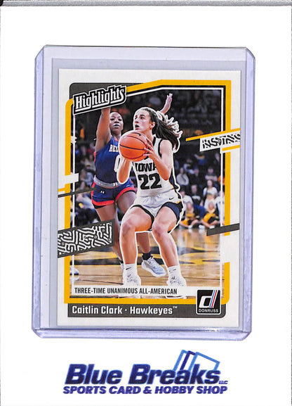 2024 Panini - Donruss - Set of 15 - Caitlin Clark - #H1 -H15 - Basketball - Hawkeyes - drop