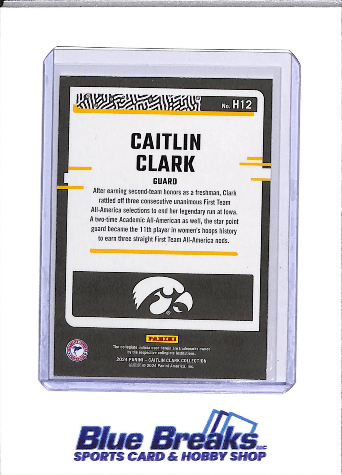 2024 Panini - Donruss - Set of 15 - Caitlin Clark - #H1 -H15 - Basketball - Hawkeyes - drop