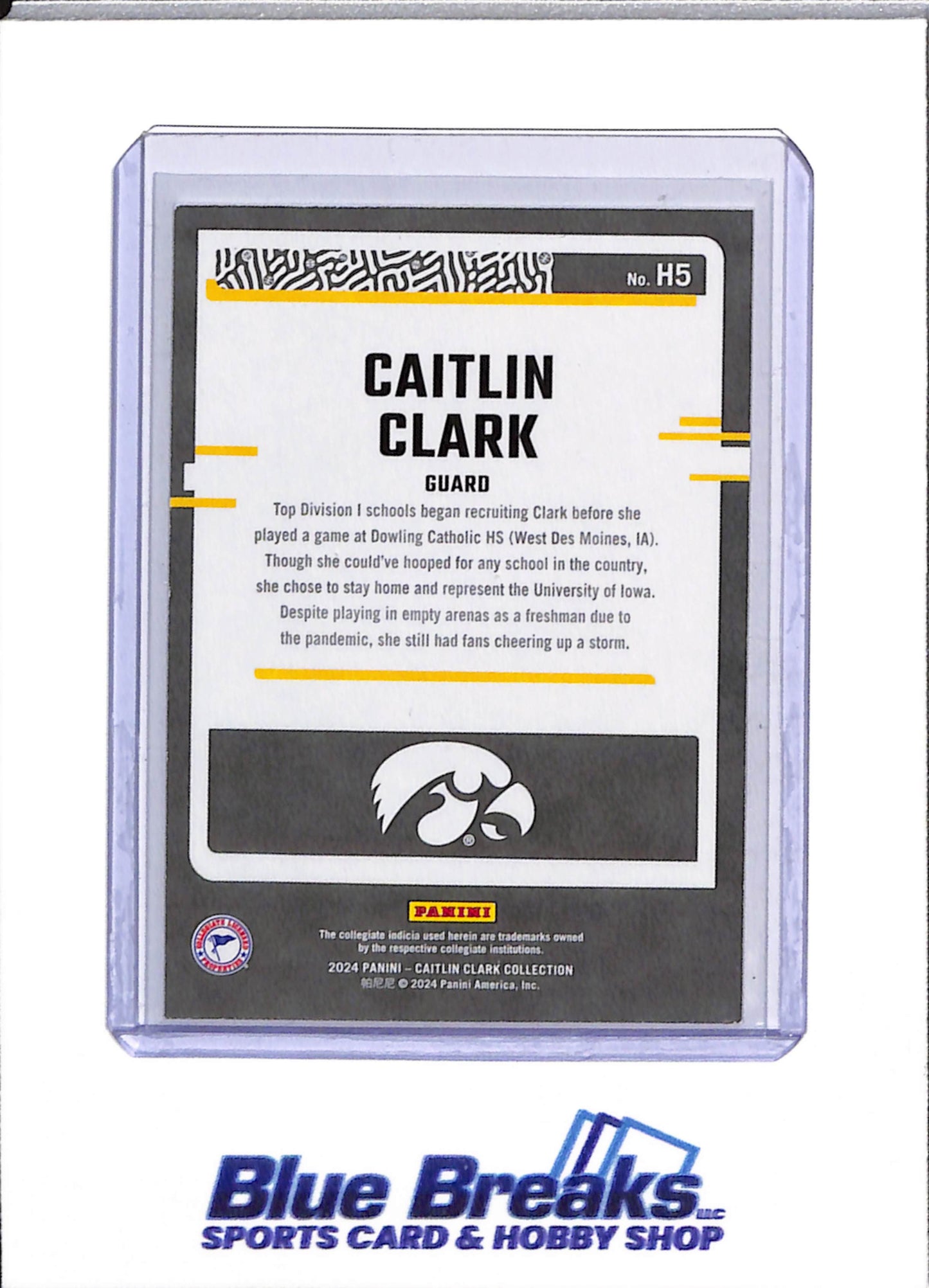 2024 Panini - Donruss - Set of 15 - Caitlin Clark - #H1 -H15 - Basketball - Hawkeyes - drop