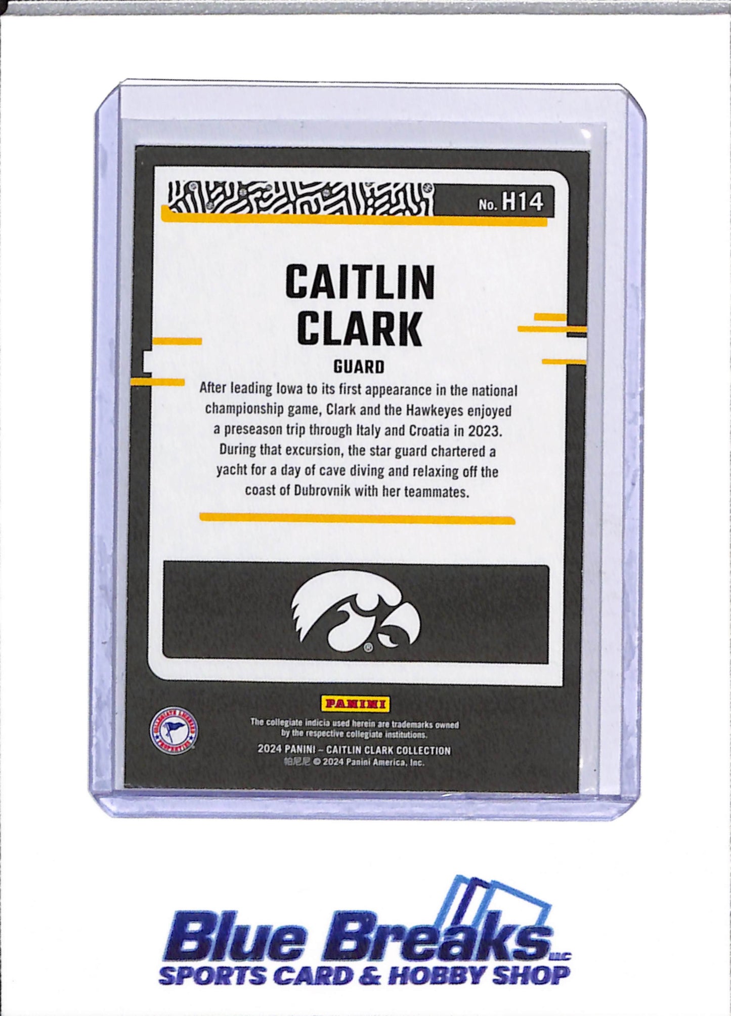 2024 Panini - Donruss - Set of 15 - Caitlin Clark - #H1 -H15 - Basketball - Hawkeyes - drop