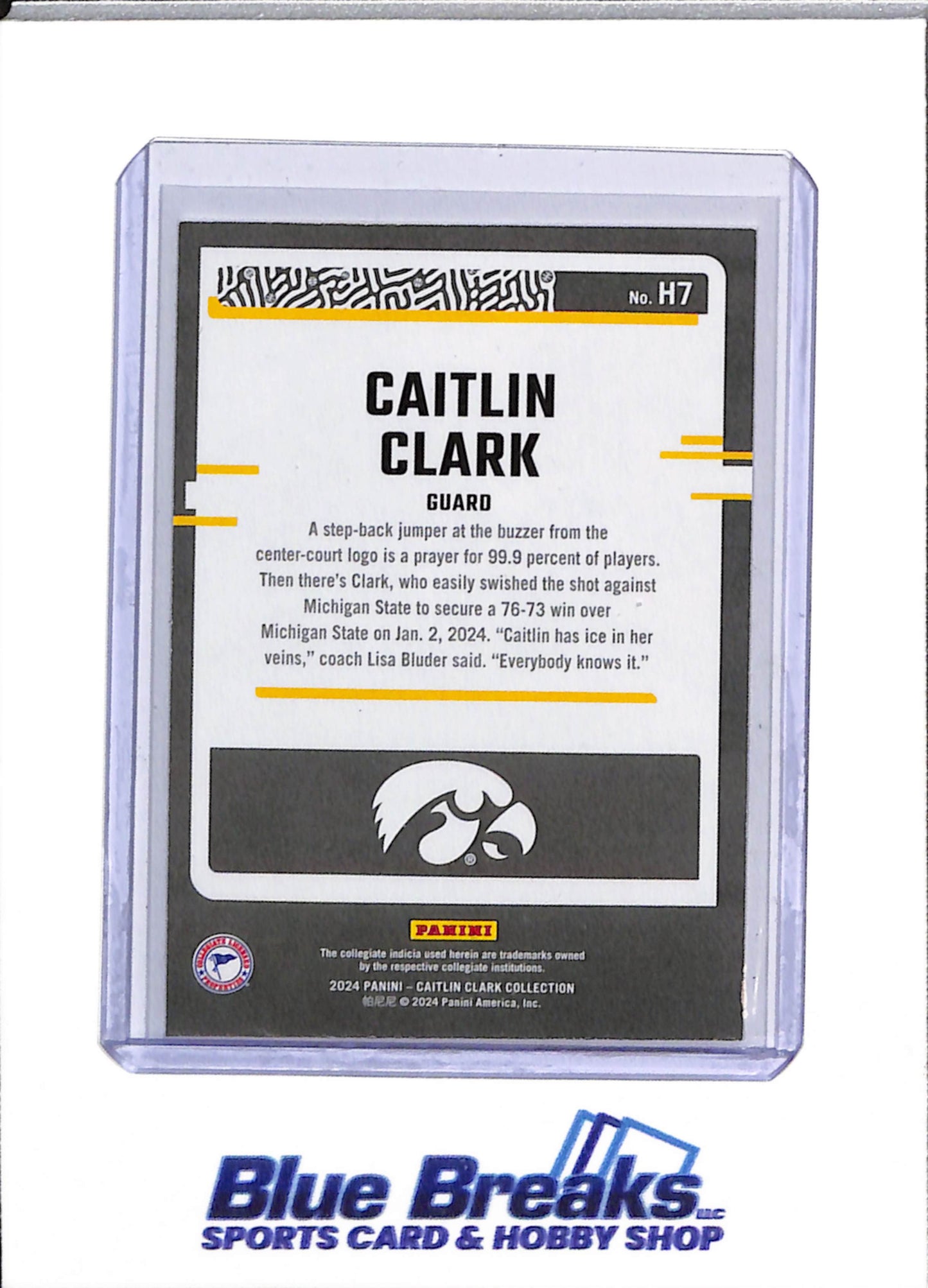2024 Panini - Donruss - Set of 15 - Caitlin Clark - #H1 -H15 - Basketball - Hawkeyes - drop