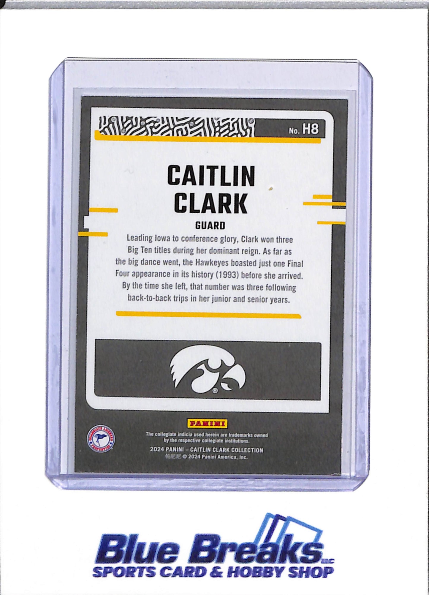 2024 Panini - Donruss - Set of 15 - Caitlin Clark - #H1 -H15 - Basketball - Hawkeyes - drop