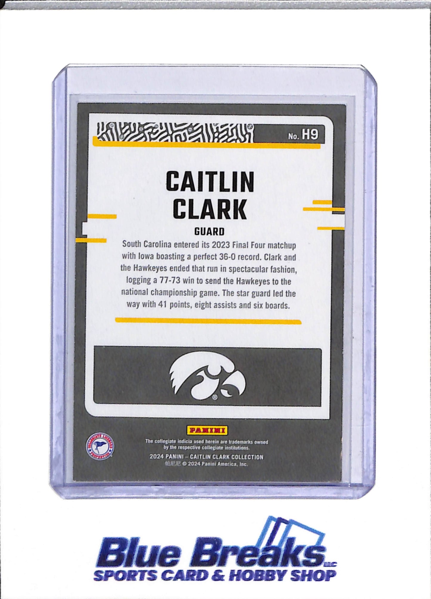 2024 Panini - Donruss - Set of 15 - Caitlin Clark - #H1 -H15 - Basketball - Hawkeyes - drop