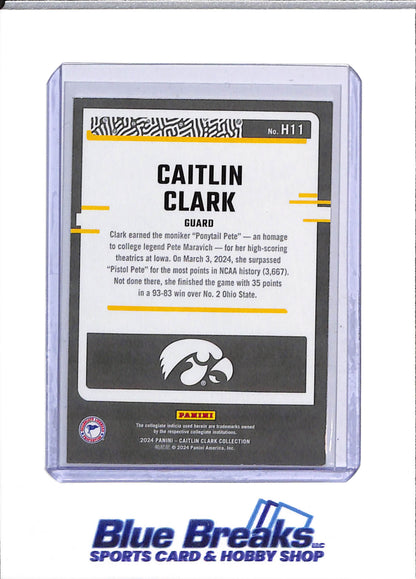 2024 Panini - Donruss - Set of 15 - Caitlin Clark - #H1 -H15 - Basketball - Hawkeyes - drop