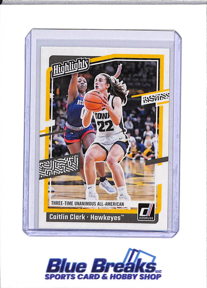 2024 Panini - Donruss - Set of 15 - Caitlin Clark - #H1 -H15 - Basketball - Hawkeyes - drop