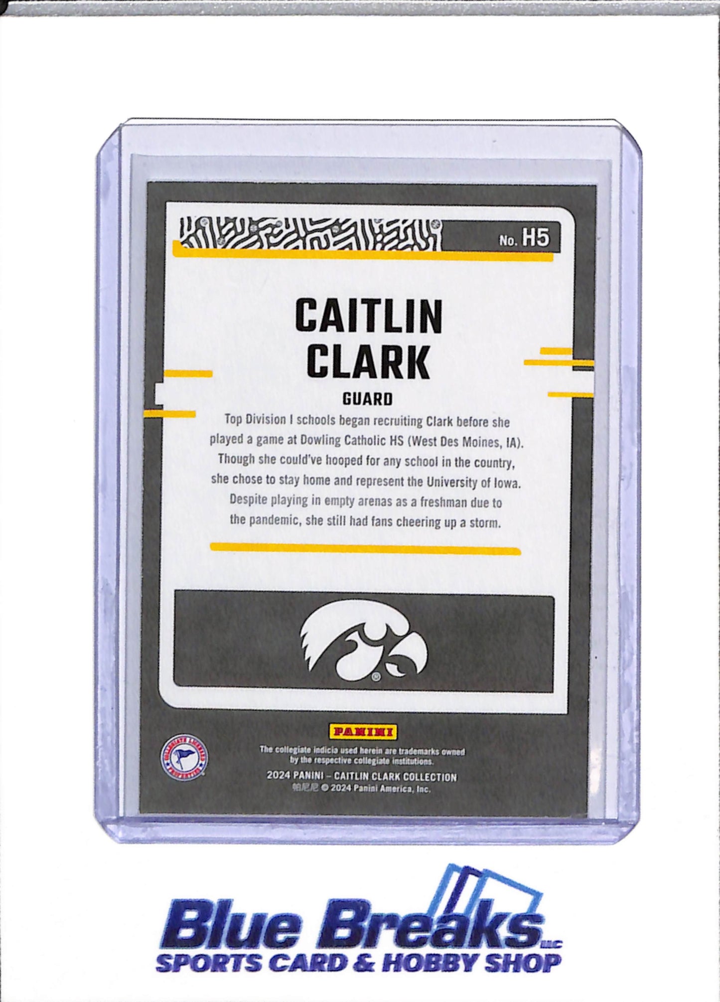 2024 Panini - Donruss - Set of 15 - Caitlin Clark - #H1 -H15 - Basketball - Hawkeyes - drop