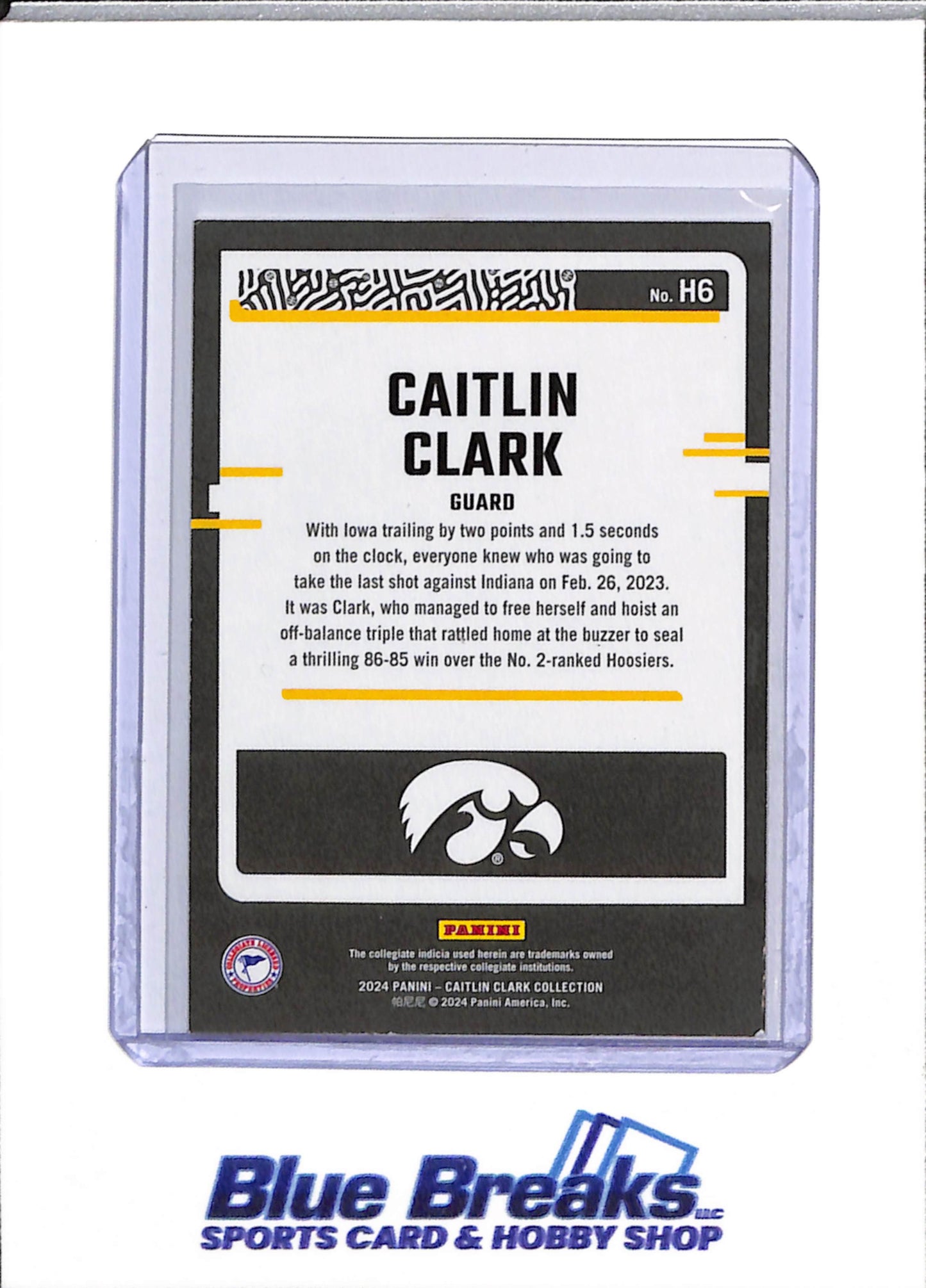 2024 Panini - Donruss - Set of 15 - Caitlin Clark - #H1 -H15 - Basketball - Hawkeyes - drop