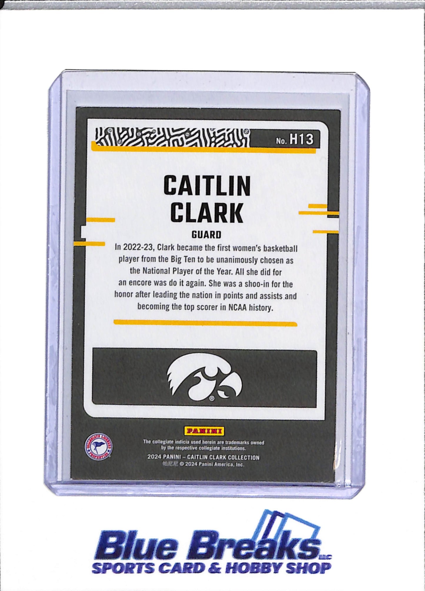 2024 Panini - Donruss - Set of 15 - Caitlin Clark - #H1 -H15 - Basketball - Hawkeyes - drop