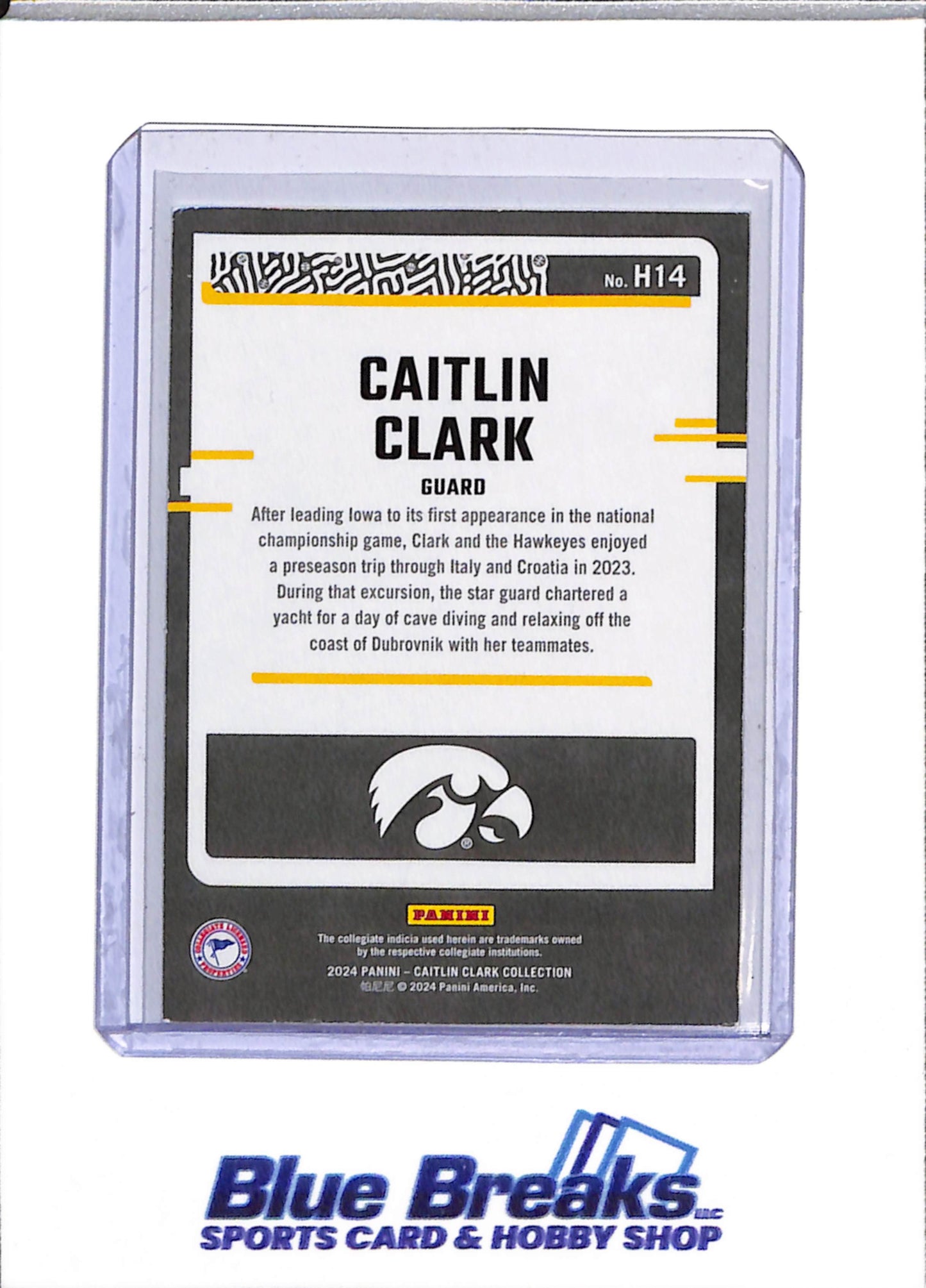 2024 Panini - Donruss - Set of 15 - Caitlin Clark - #H1 -H15 - Basketball - Hawkeyes - drop