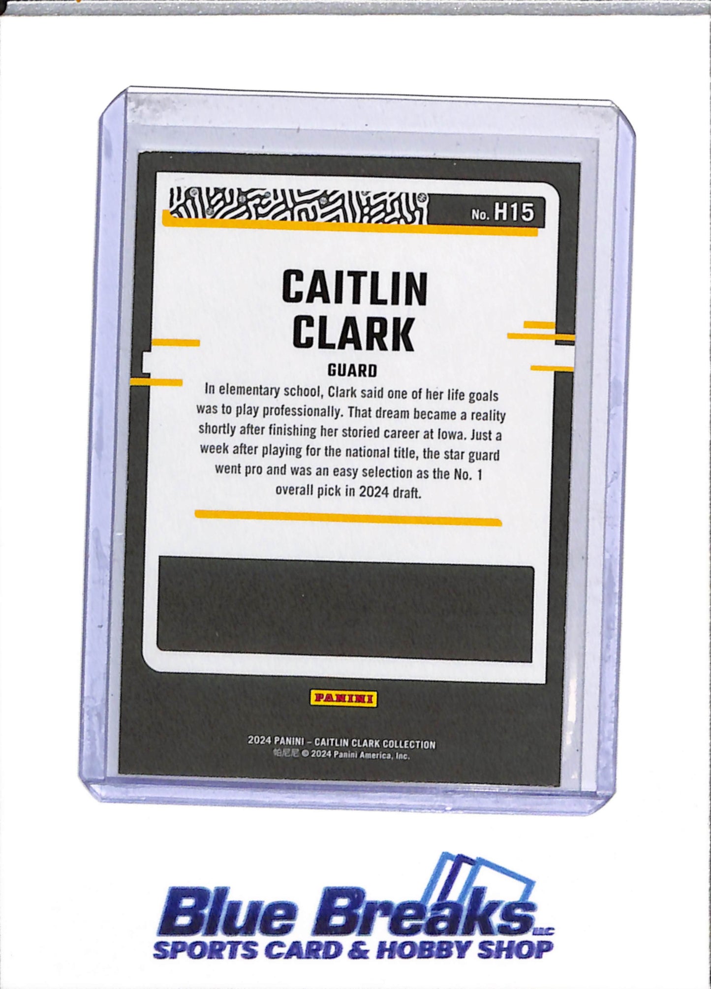 2024 Panini - Donruss - Set of 15 - Caitlin Clark - #H1 -H15 - Basketball - Hawkeyes - drop