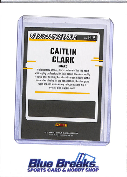 2024 Panini - Donruss - Set of 15 - Caitlin Clark - #H1 -H15 - Basketball - Hawkeyes - drop
