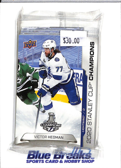 2020 Upper Deck - Stanley Cup Champions - Sealed Package - Ice Hockey - Lightning - drop
