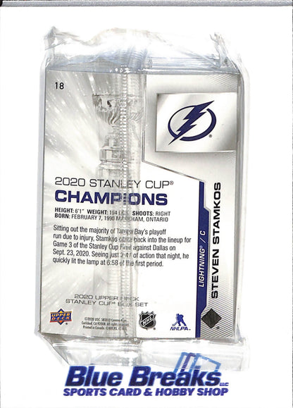 2020 Upper Deck - Stanley Cup Champions - Sealed Package - Ice Hockey - Lightning - drop
