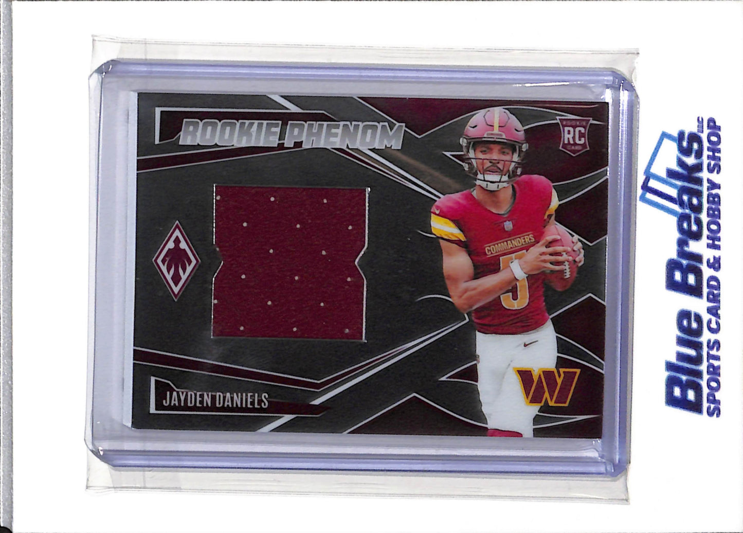2024 - Panini - Rookie Phenom - Silver Relic - Jayden Daniels - 063/225 - #RPJ-JDS - Football - Commanders - drop
